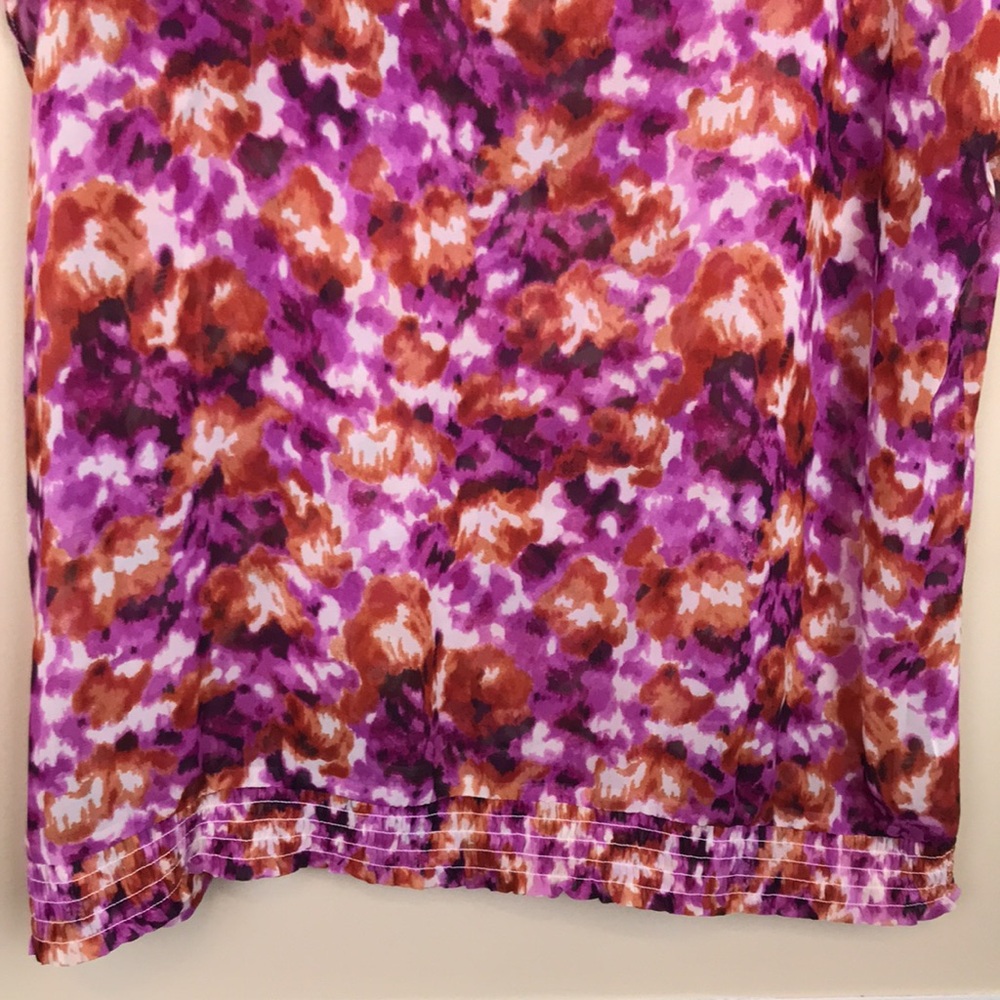 Loft Women’s Patterned Chiffon Sheer Lightweight … - image 5